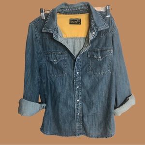 Vintage Wrangler Western Denim Shirt